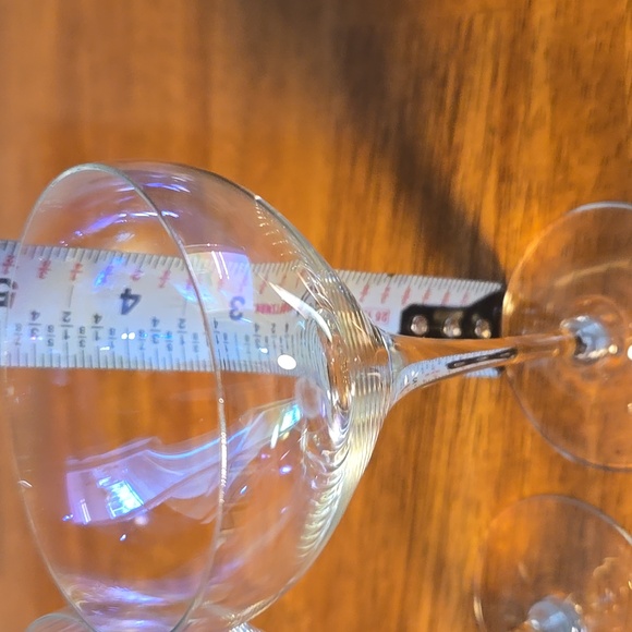Vintage Iridescent Crystal Wine Glass Set - Picture 9 of 9